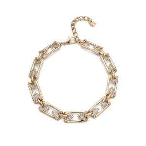 Ladies Brave Gold Stand Out Topaz Necklace COL1868BLNORO0U