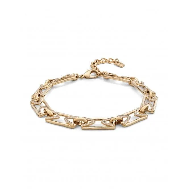 Ladies Brave Gold Stand Out Topaz Necklace COL1868BLNORO0U