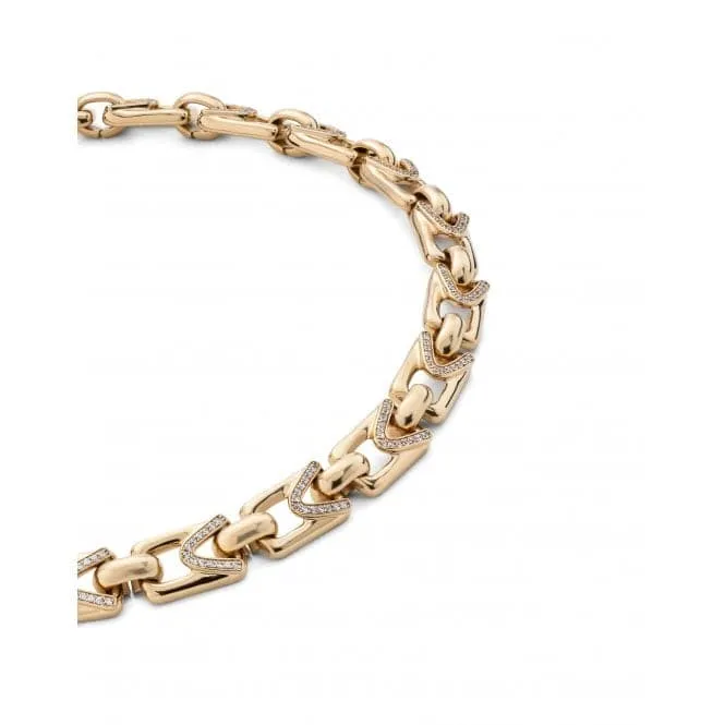 Ladies Brave Gold Unstoppable Topaz Necklace COL1869BLNORO0U
