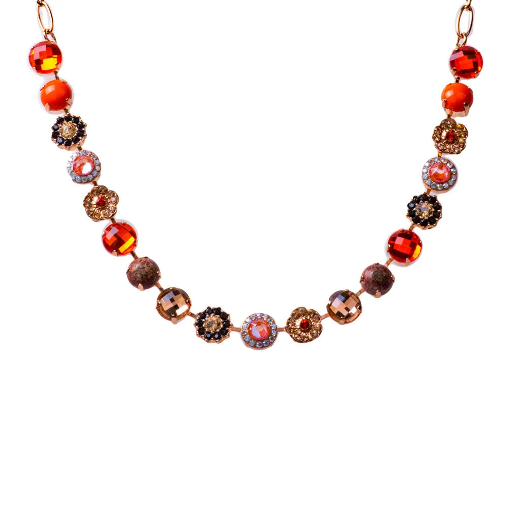 Large Rosette Necklace in "Magic" *Custom*