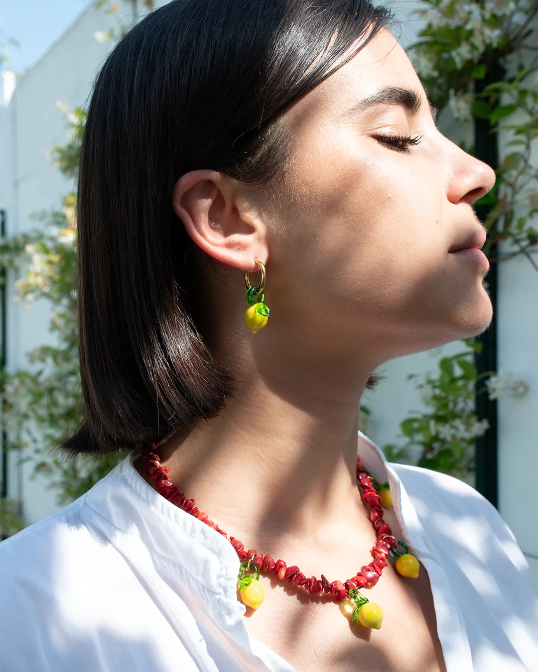 Lemonade Coral Necklace