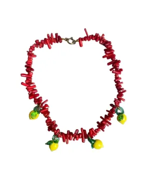 Lemonade Coral Necklace
