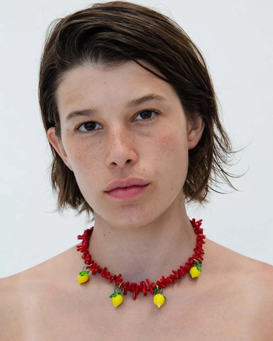 Lemonade Coral Necklace