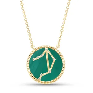 Libra Necklace, 18k Gold