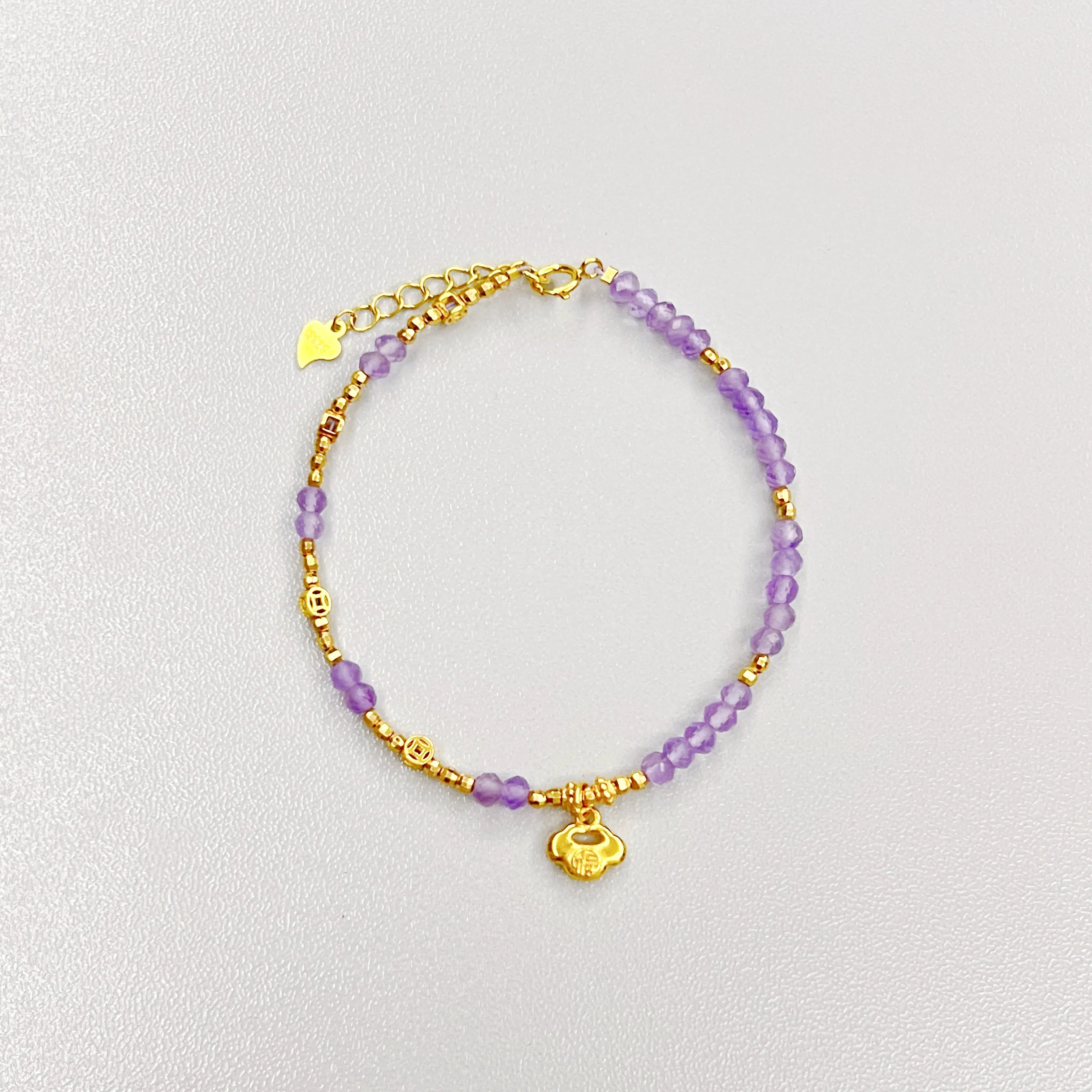 Lucky Bag - Amethyst bracelet