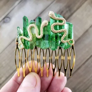 Medusa Quartz hair comb