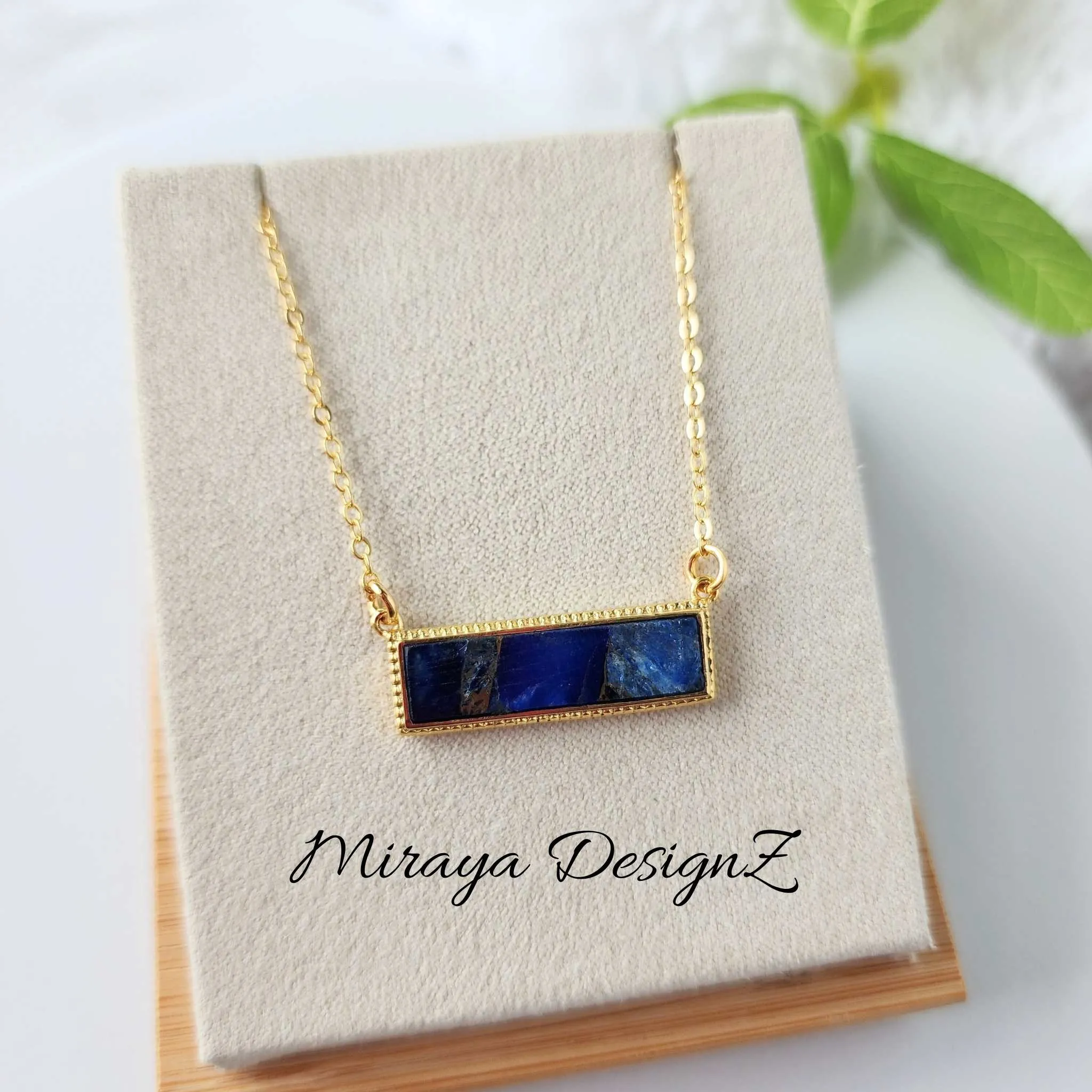 Mojave Turquoise Necklace - Rectangle