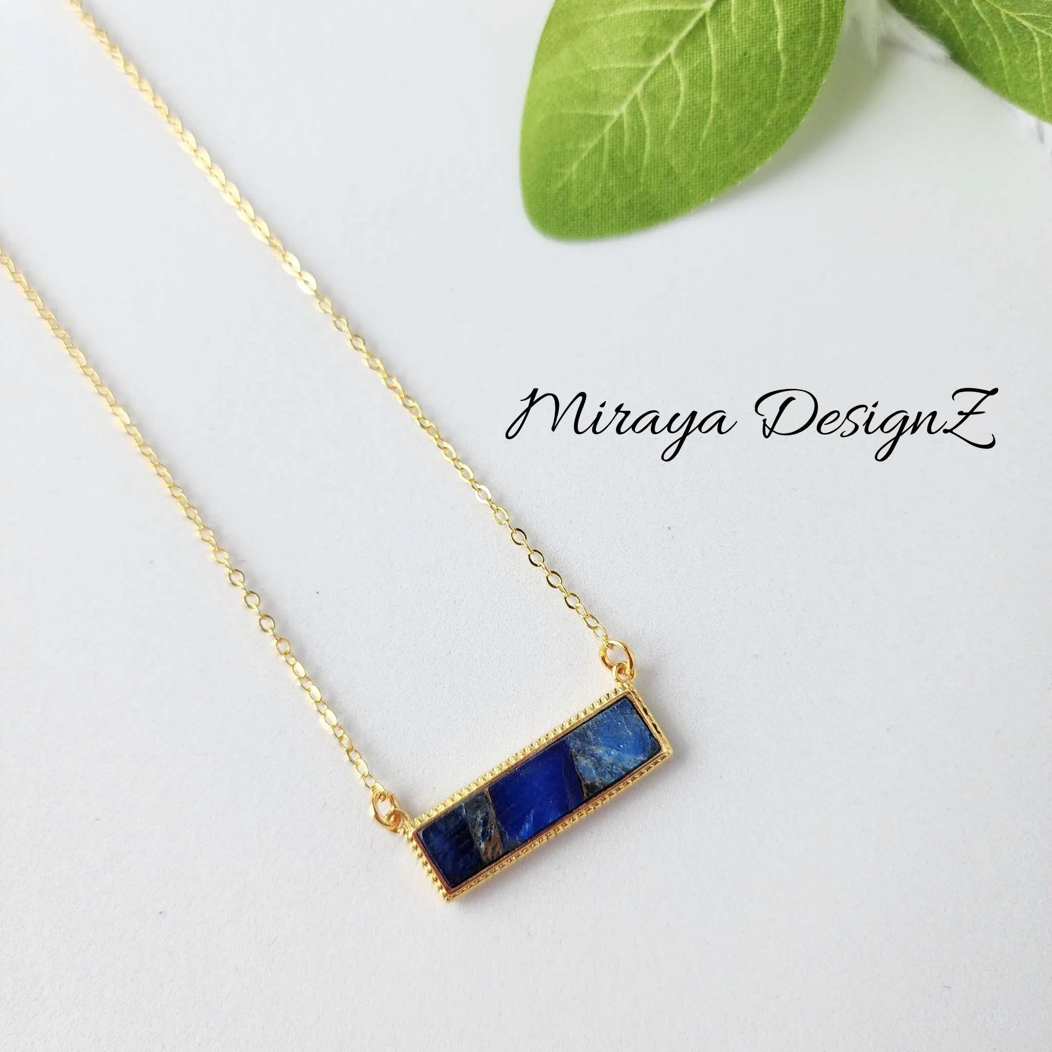 Mojave Turquoise Necklace - Rectangle