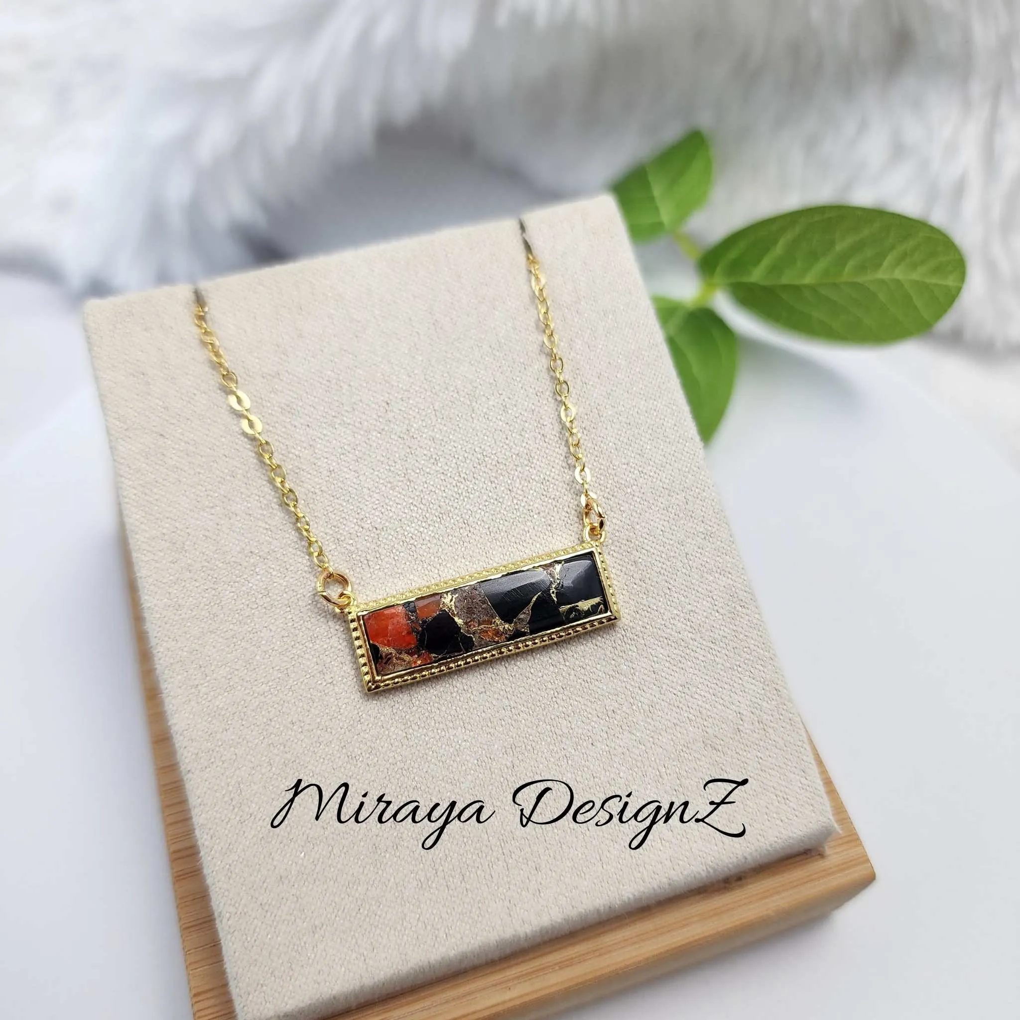 Mojave Turquoise Necklace - Rectangle