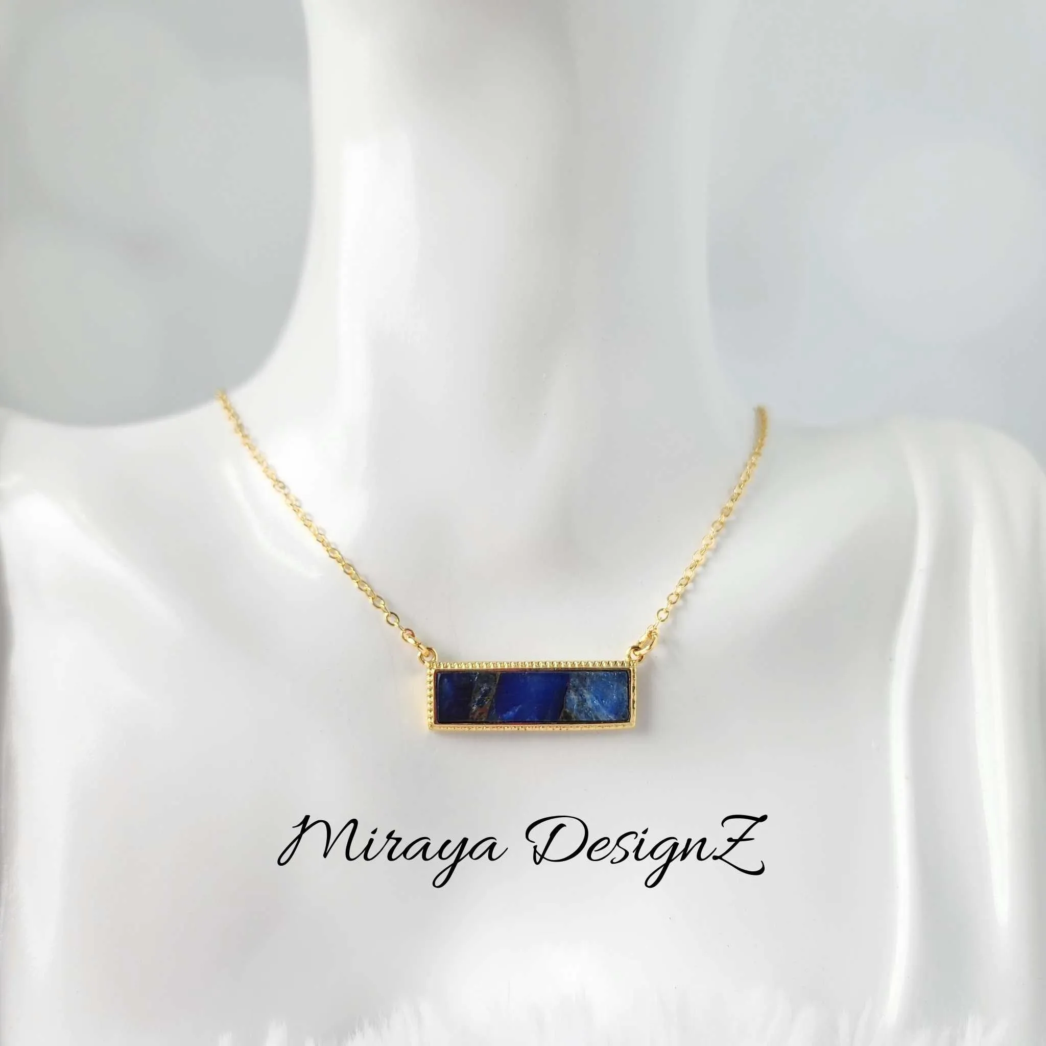Mojave Turquoise Necklace - Rectangle