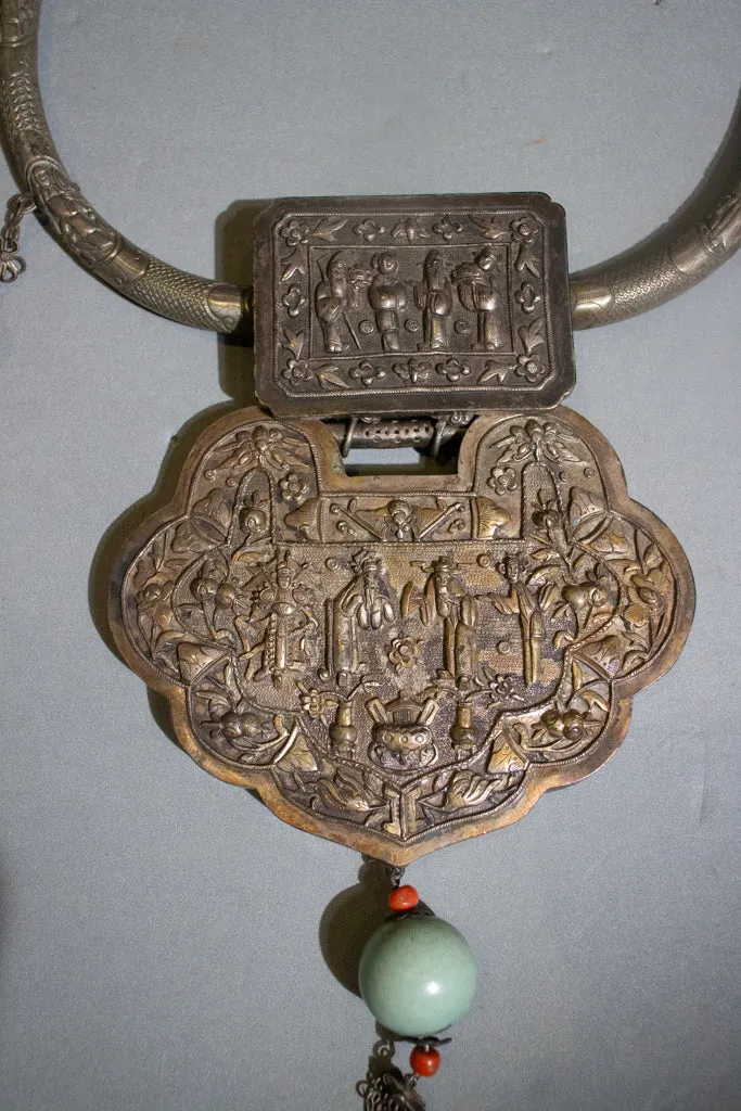 Mongolian /Chinese Lock Necklace