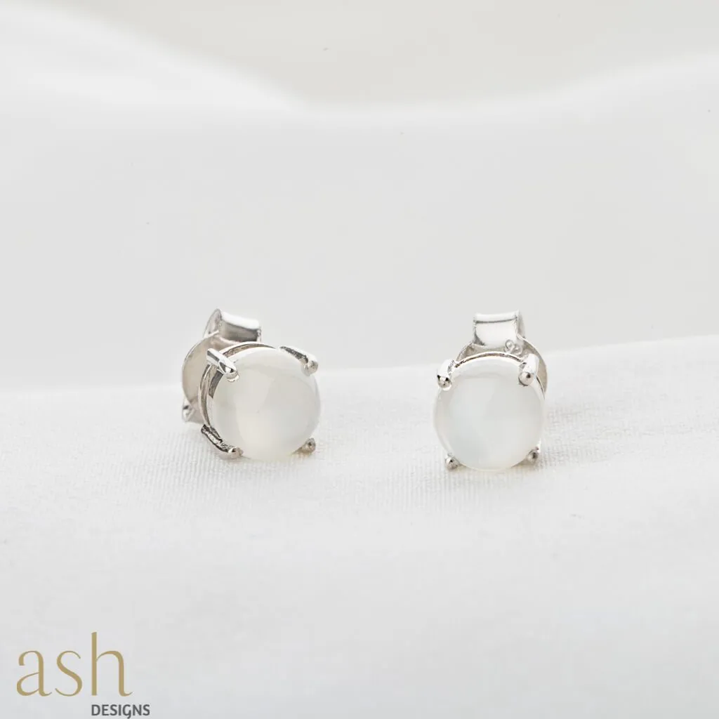 Moonstone Earring Studs