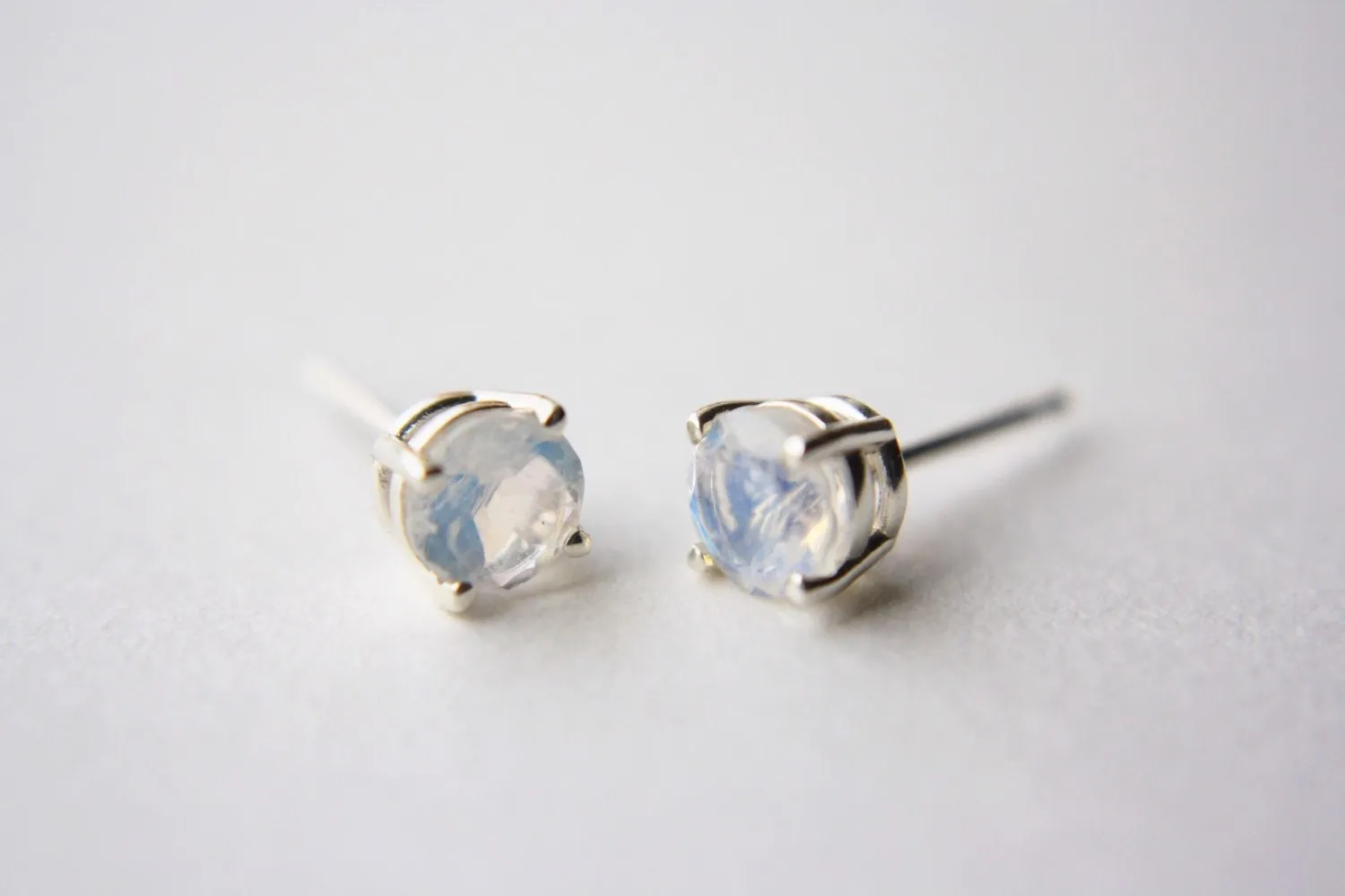 Moonstone Studs