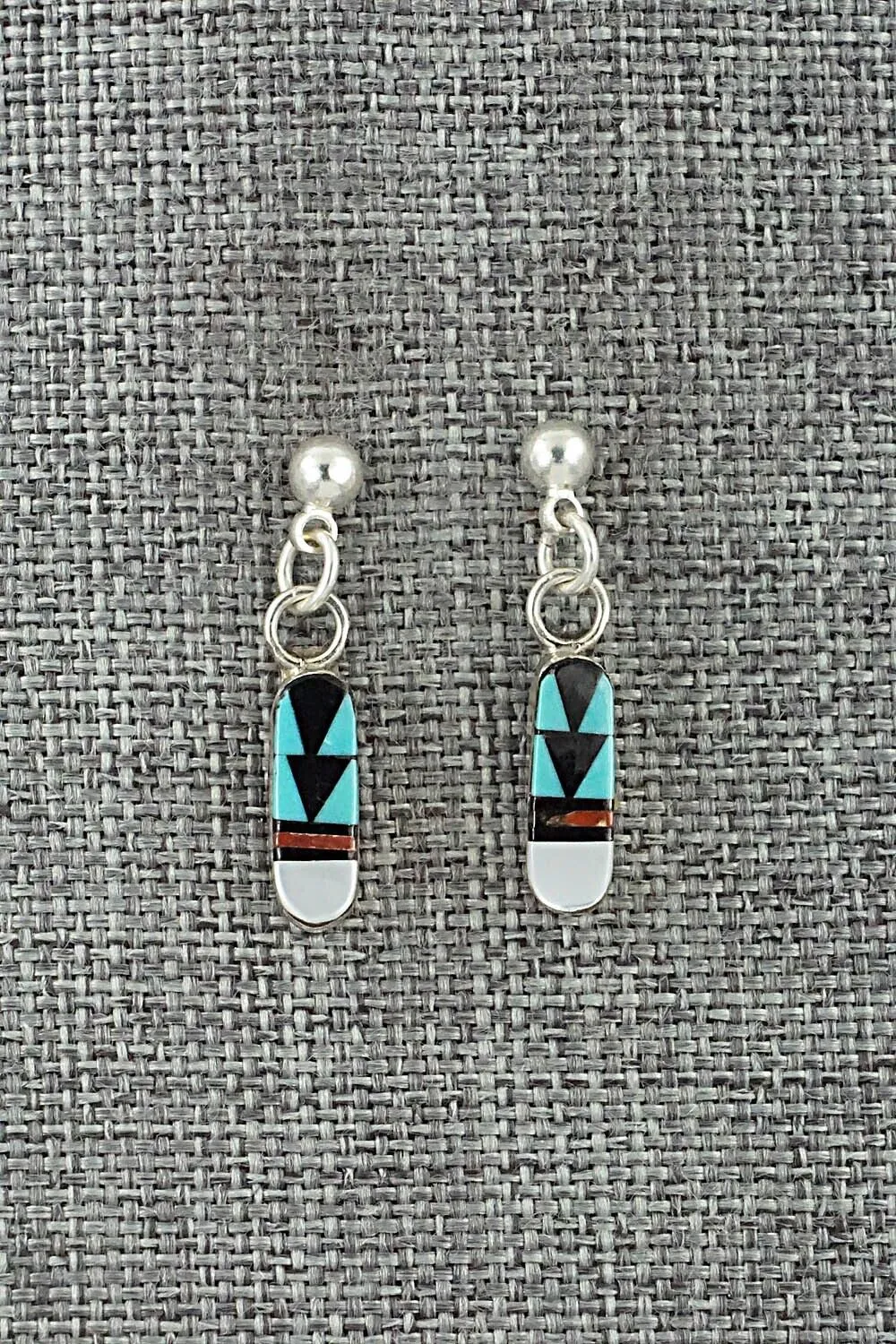 Multi-Stone & Sterling Silver Earrings - Francine Chapito