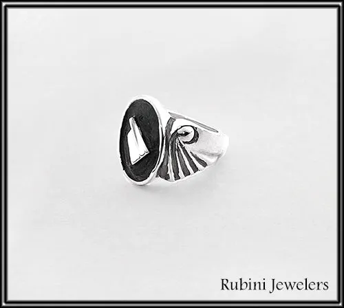 Mythological Rowing Signet Ring