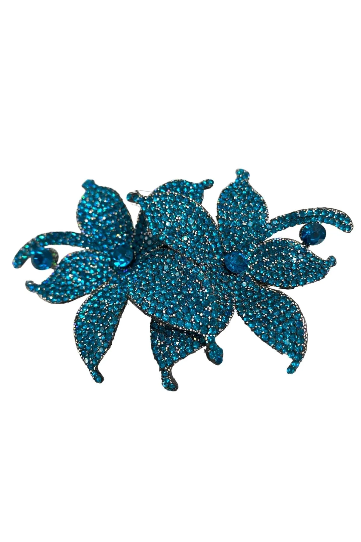 Overlap Flower Barrette