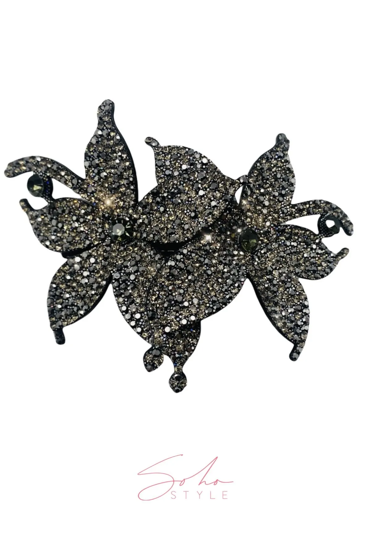 Overlap Flower Barrette