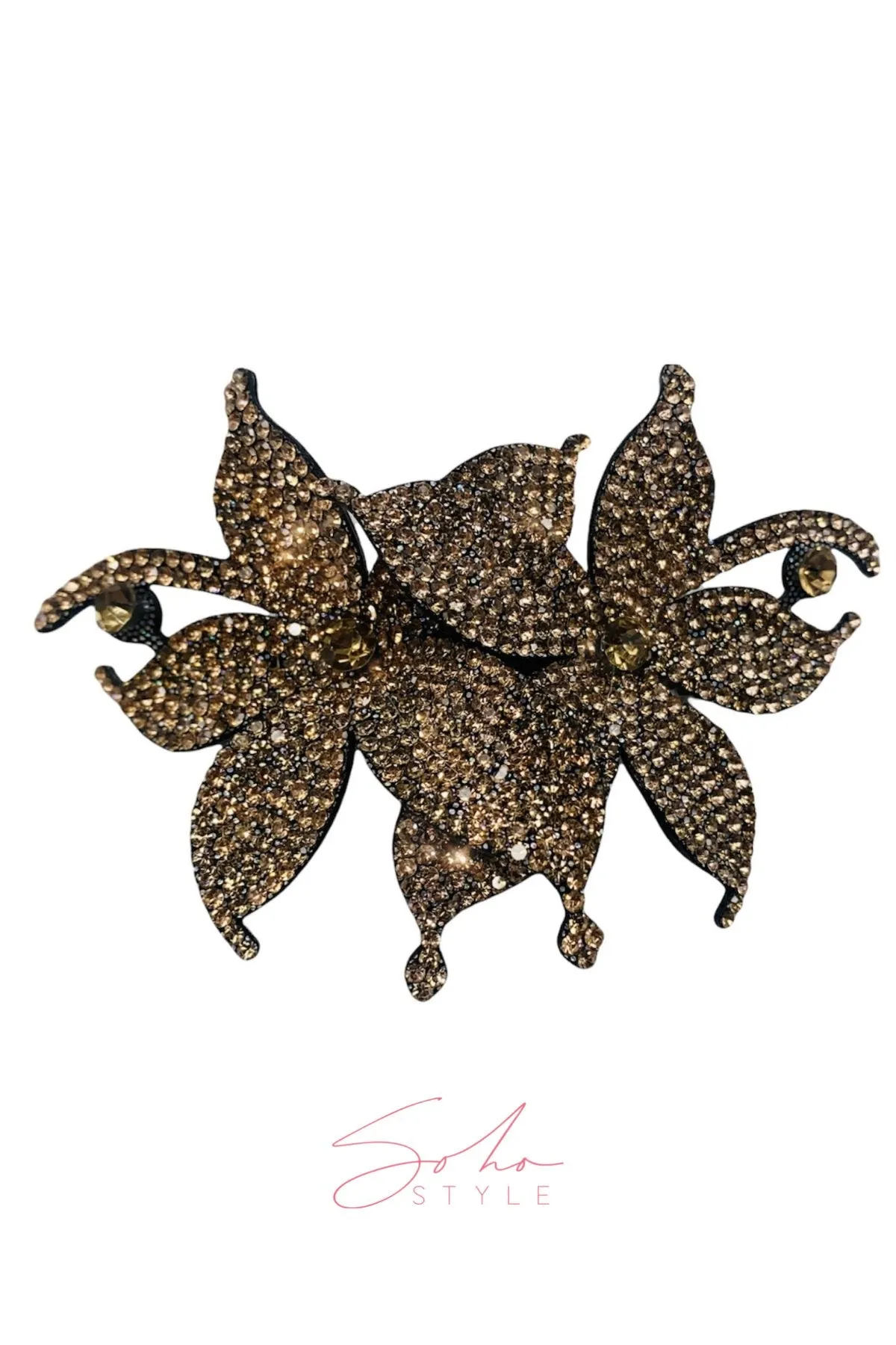 Overlap Flower Barrette