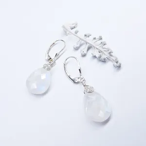 Rainbow Moonstone Earrings