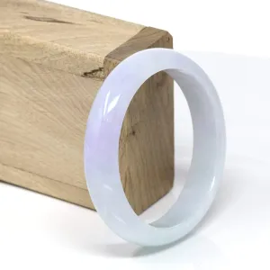 RealJade® "Classic Bangle" Genuine Burmese Jadeite Jade Bangle Bracelet (58.01mm) #539