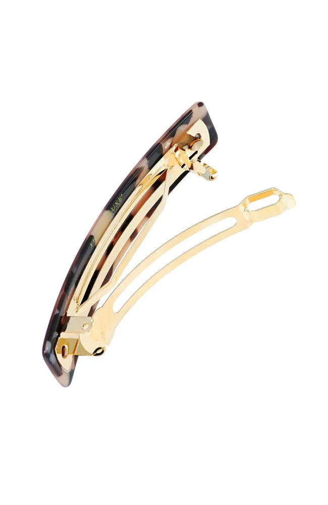Rectangle Barrette - Rose Ivory Tokyo