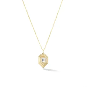 Revival Teardrop White Topaz