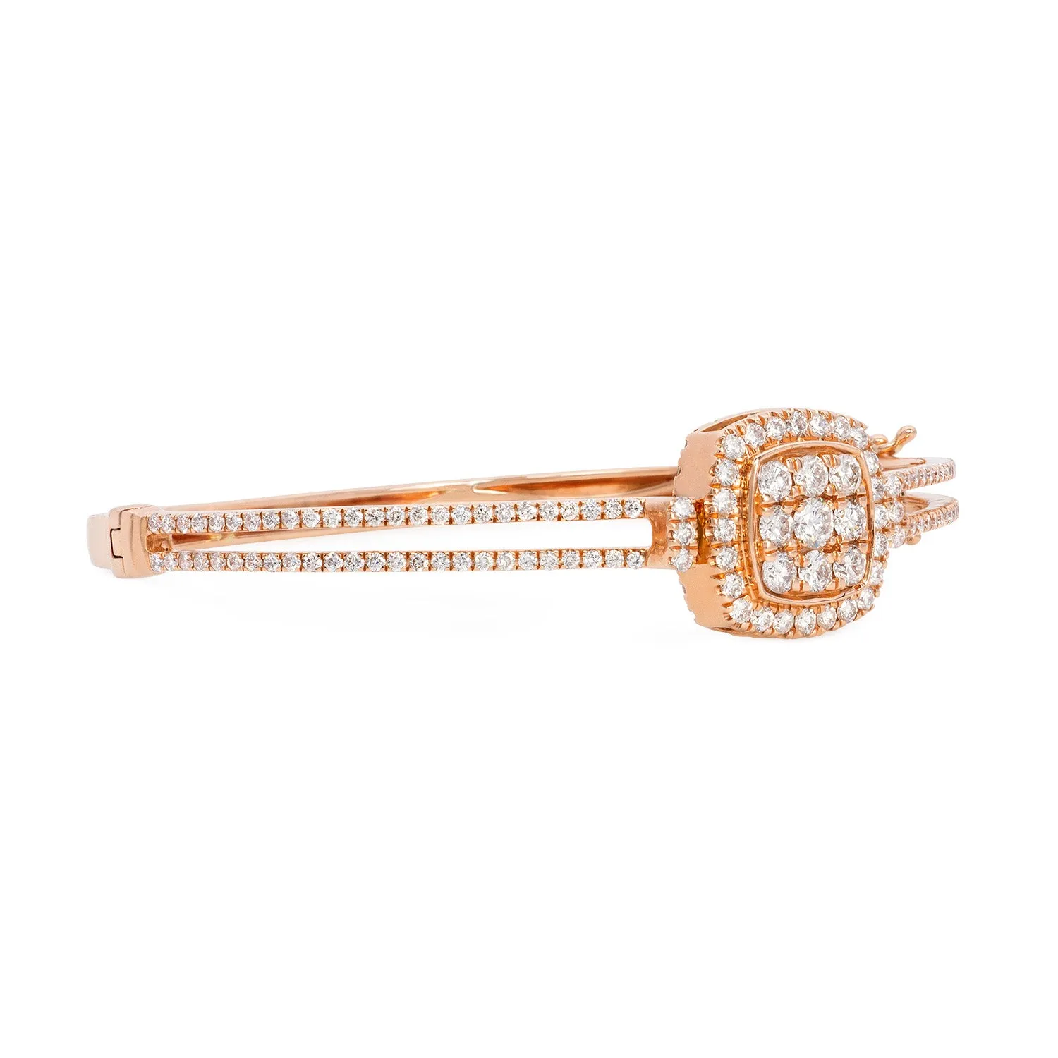 Rose gold reversible bangle (SKU B041)