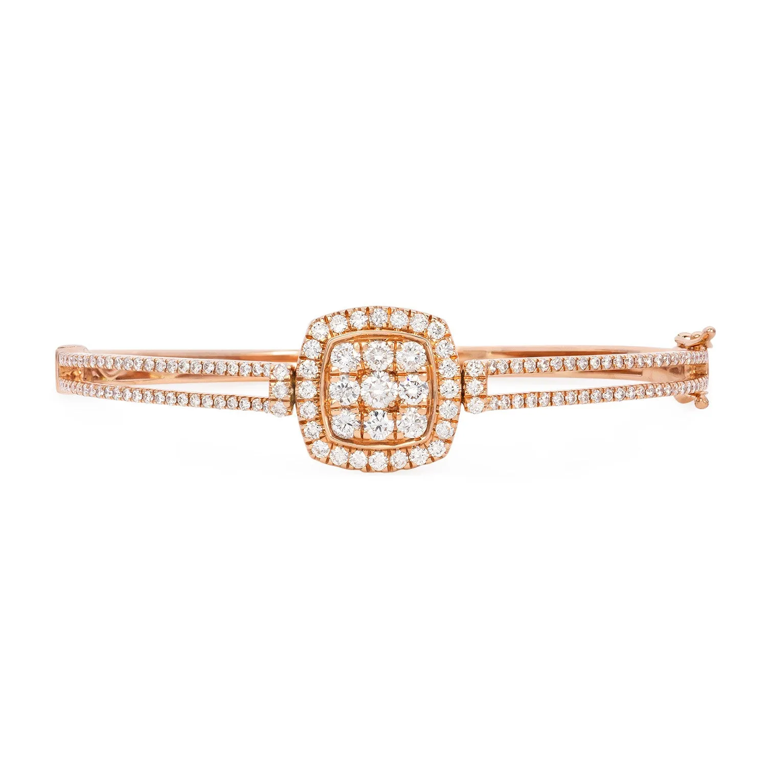 Rose gold reversible bangle (SKU B041)