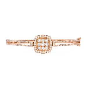 Rose gold reversible bangle (SKU B041)