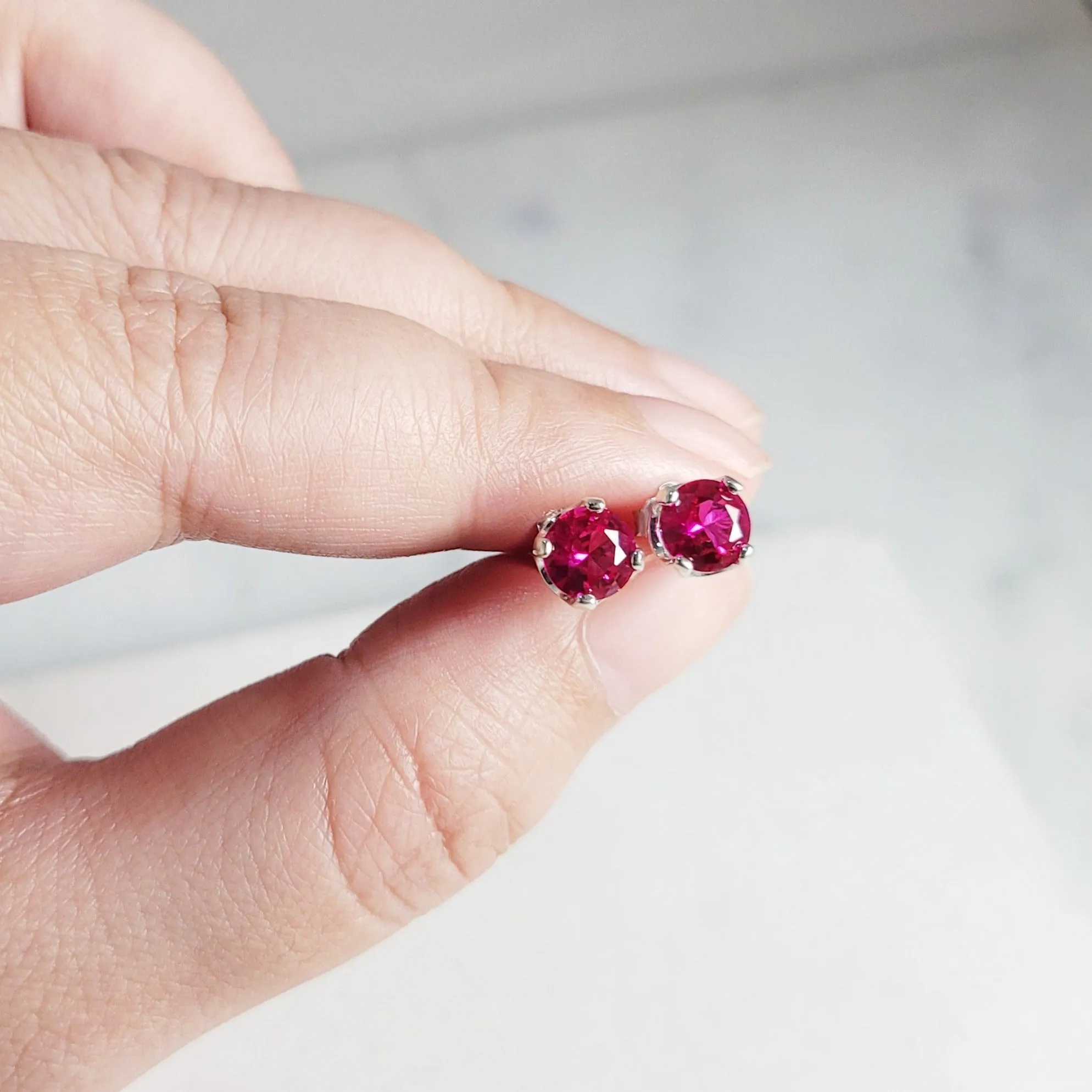 Ruby Studs