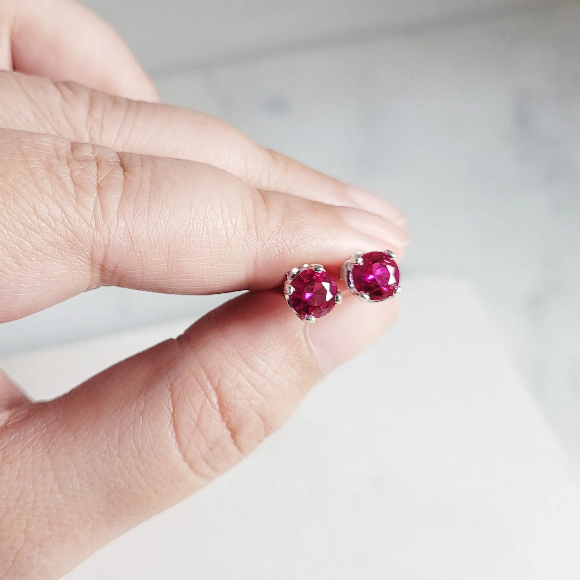 Ruby Studs