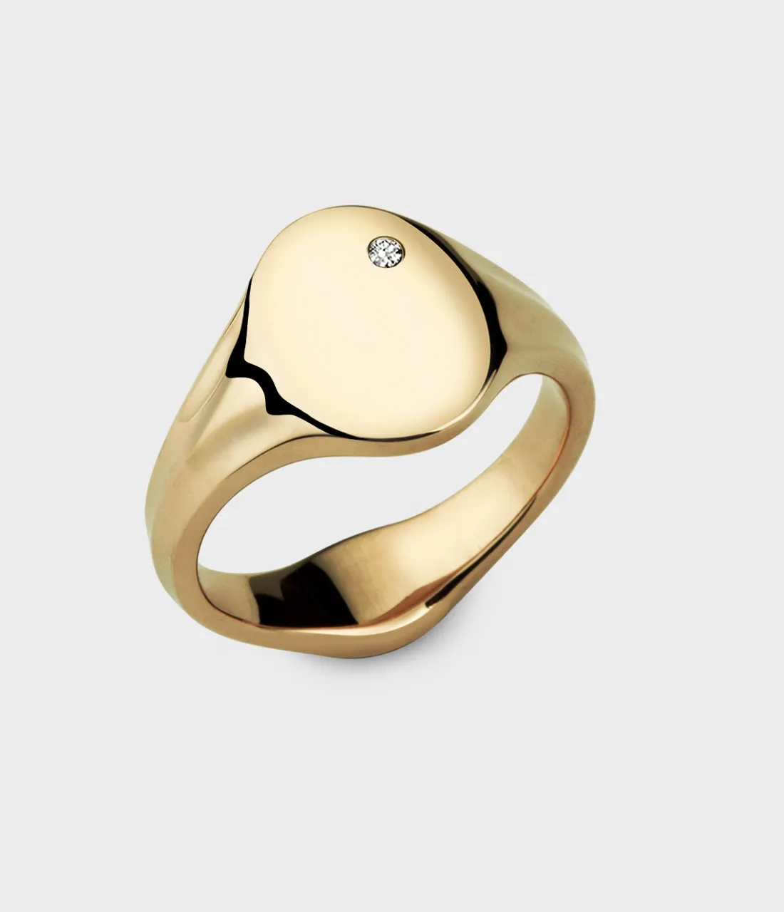 Small Oval Signet Ring