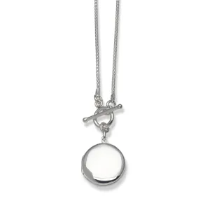 SMALL ROUND LOCKET NECKLACE