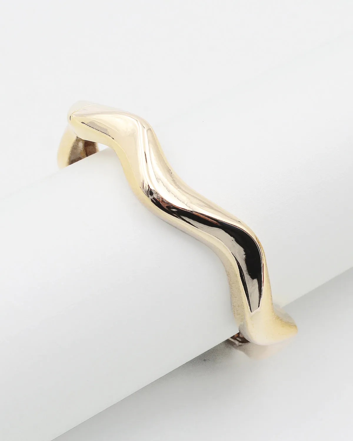 Smooth Metal Bangle Bracelet