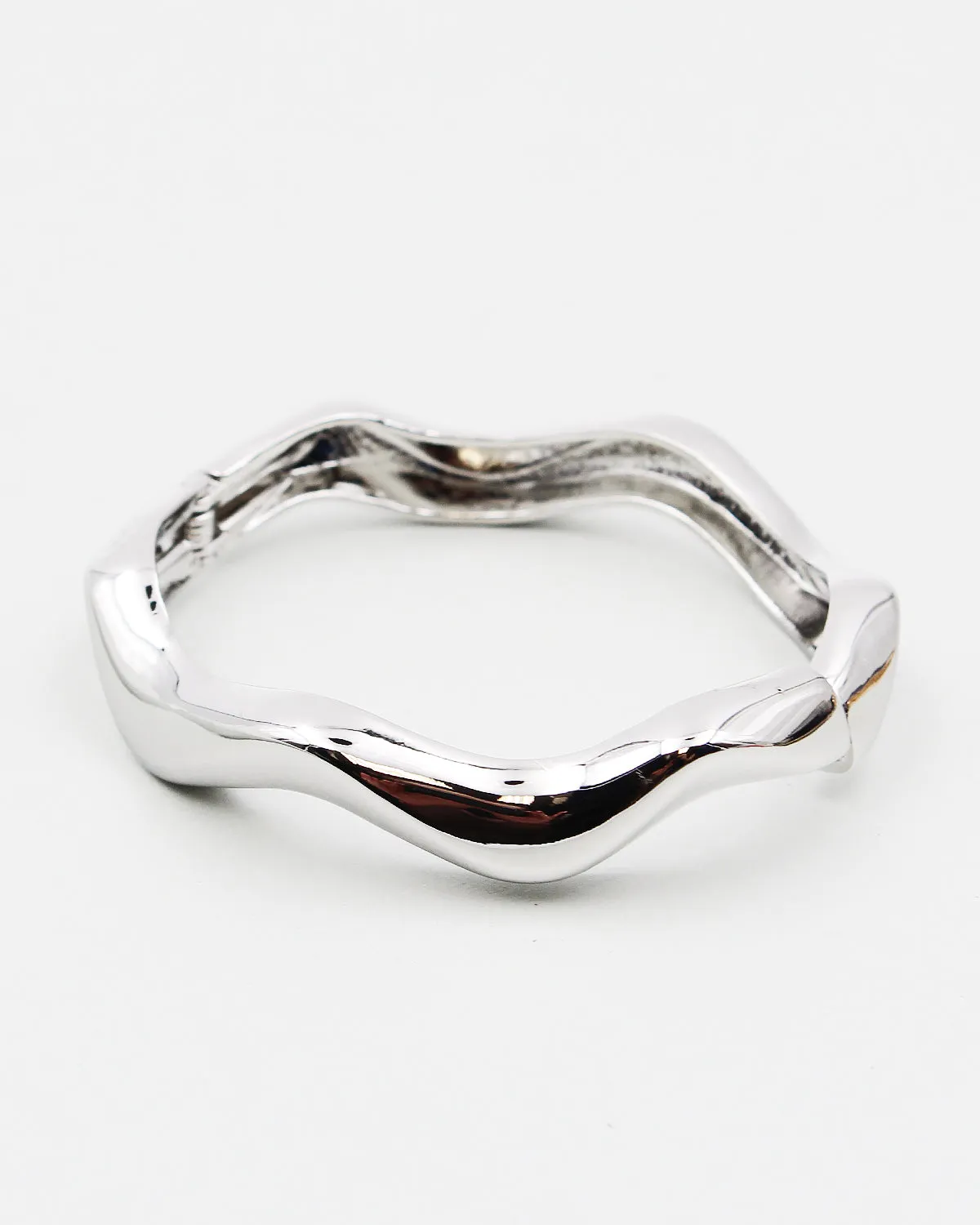 Smooth Metal Bangle Bracelet