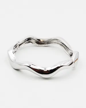 Smooth Metal Bangle Bracelet