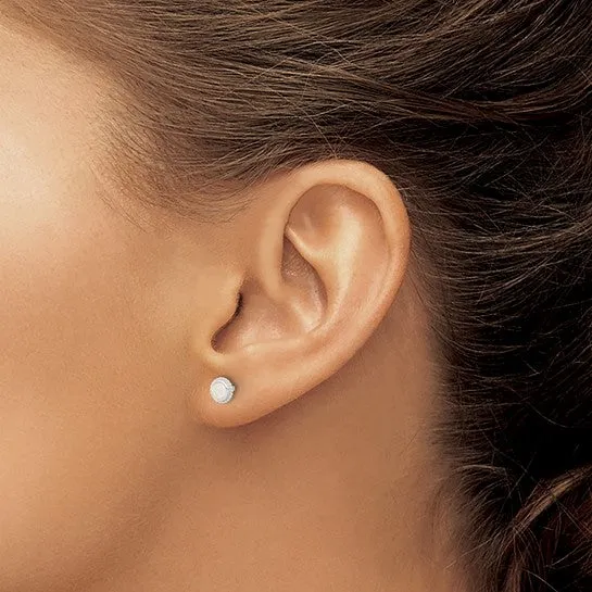 Sterling Silver Moonstone Earrings