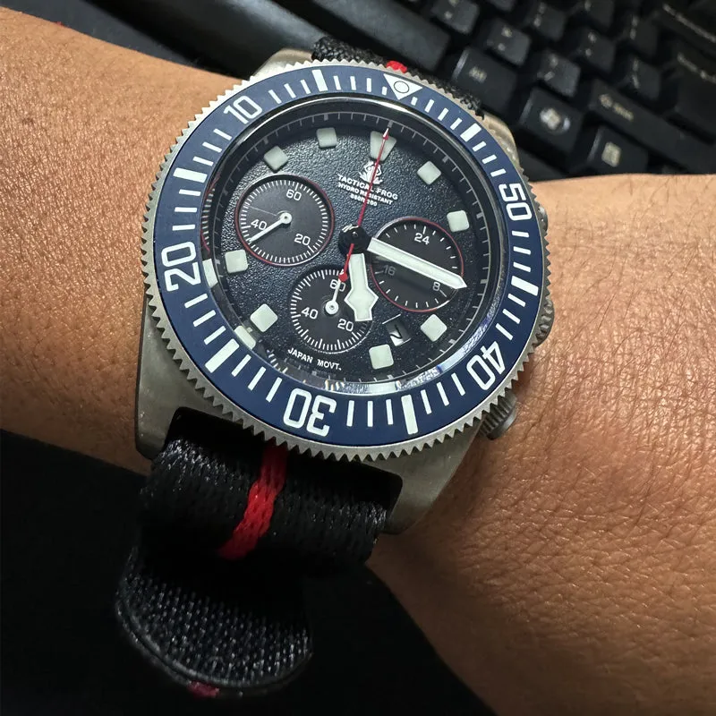 Tactical Frog Titanium FX-Diving Chronograph Watch