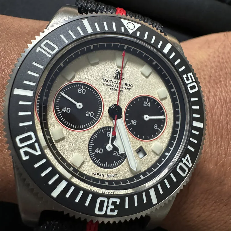 Tactical Frog Titanium FX-Diving Chronograph Watch