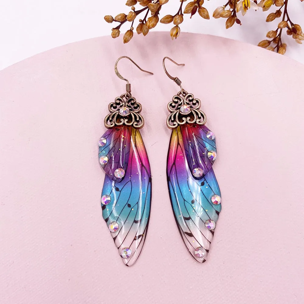 TEEK - Handmade Fairy Wing Earrings