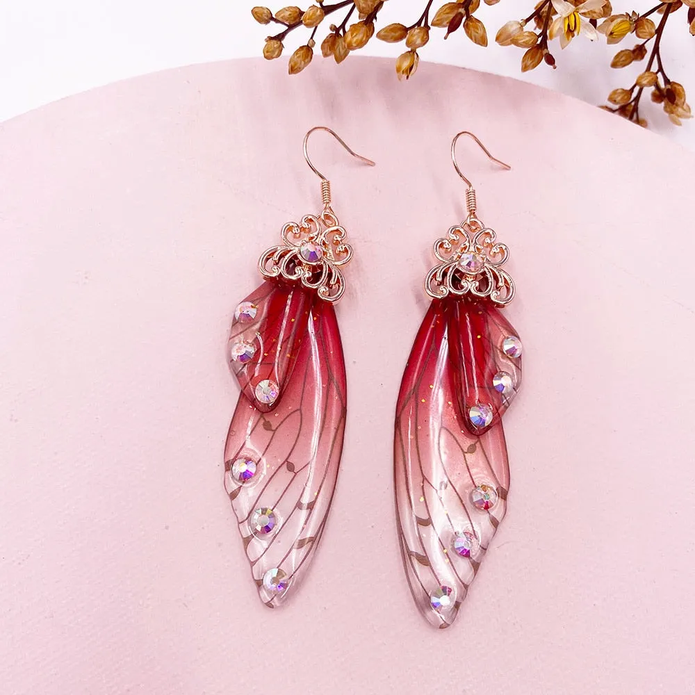 TEEK - Handmade Fairy Wing Earrings