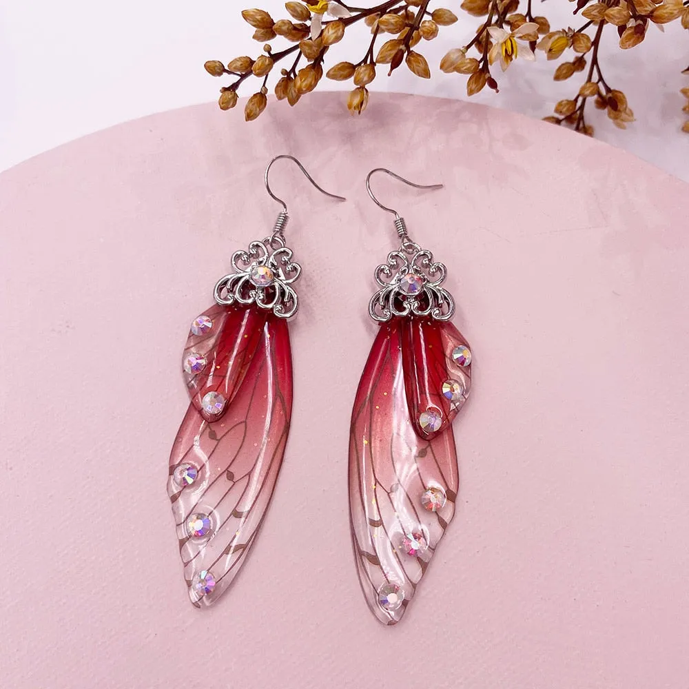 TEEK - Handmade Fairy Wing Earrings
