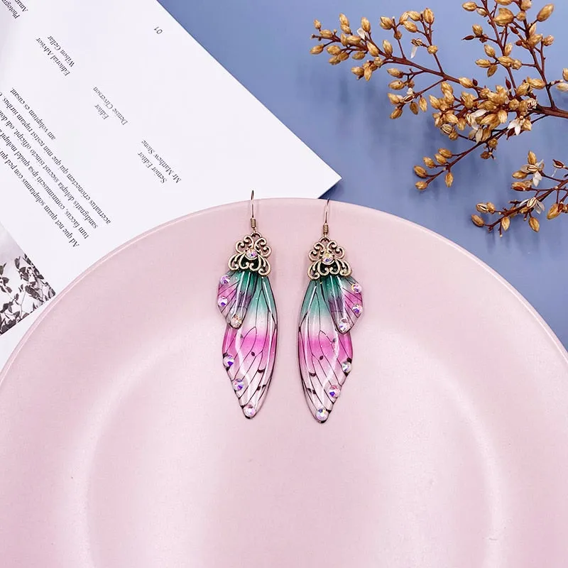 TEEK - Handmade Fairy Wing Earrings