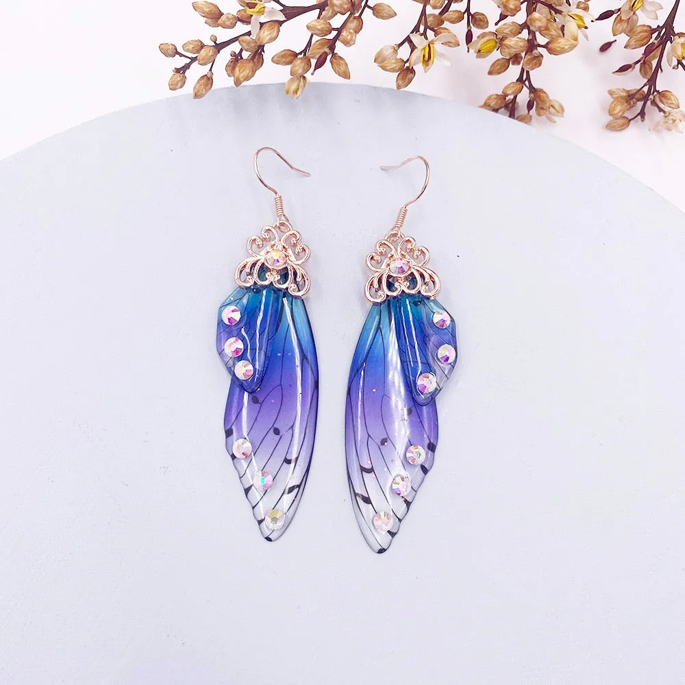 TEEK - Handmade Fairy Wing Earrings