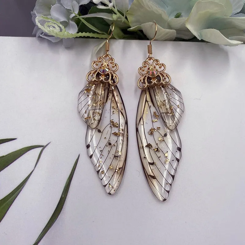TEEK - Handmade Fairy Wing Earrings