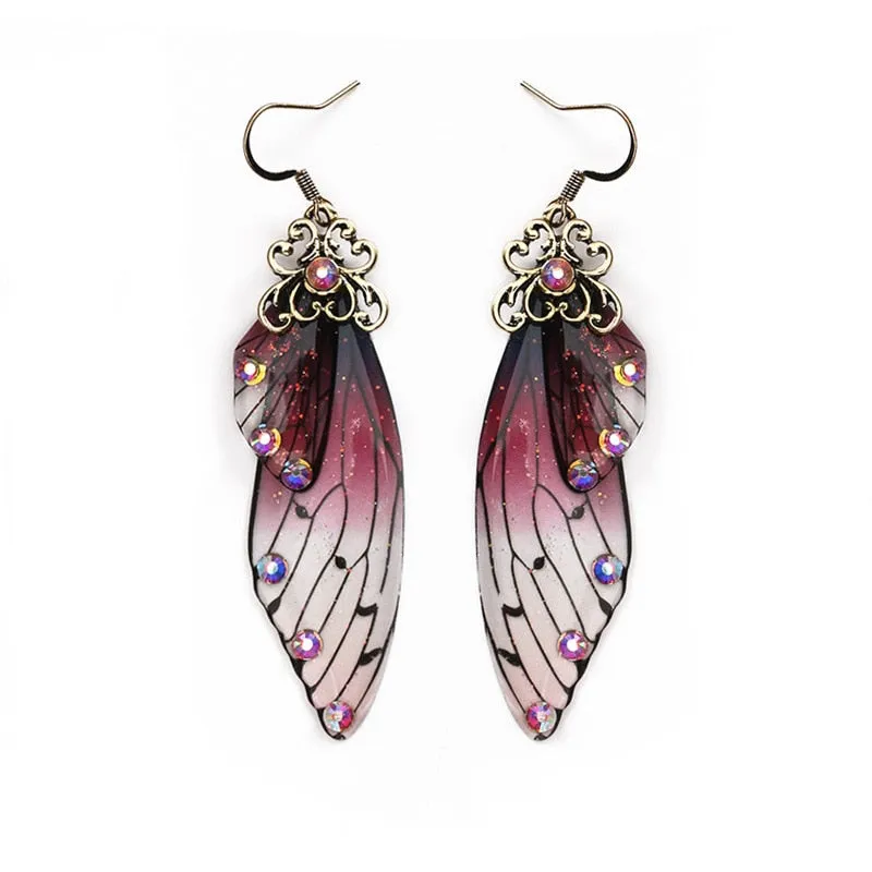 TEEK - Handmade Fairy Wing Earrings