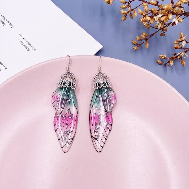 TEEK - Handmade Fairy Wing Earrings