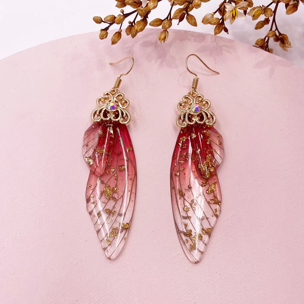 TEEK - Handmade Fairy Wing Earrings