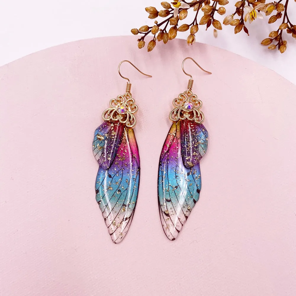 TEEK - Handmade Fairy Wing Earrings