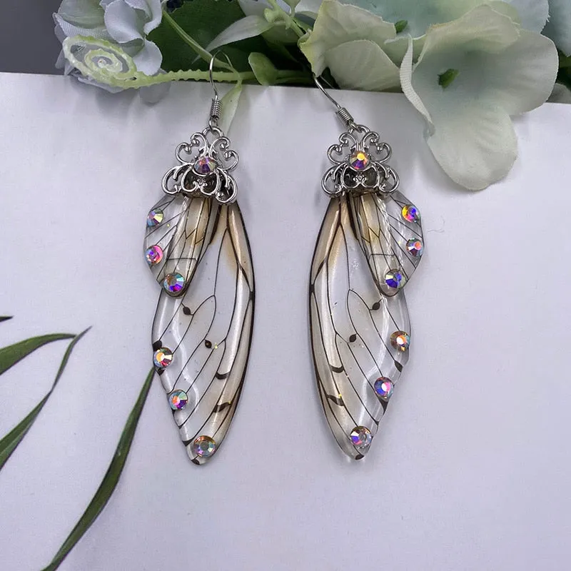 TEEK - Handmade Fairy Wing Earrings
